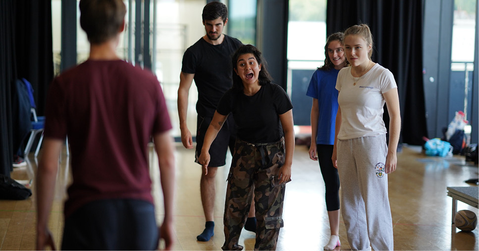 Lord of the Flies cast Rehearsals at Gala Durham 